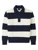 Camisa polo com listra