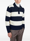 Camisa polo com listra