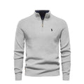 Suéter Polo Ziper Confort