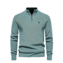 Suéter Polo Ziper Confort