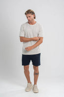 Short Urban Sarja Com Elastano Azul Escuro